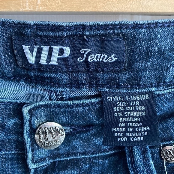VIP JEANS SIZE 7/8 - Picture 2 of 6